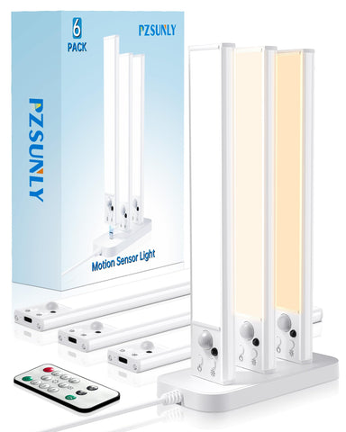 PZSUNLY under-cabinet lighting remote control for easy brightness and color adjustment.