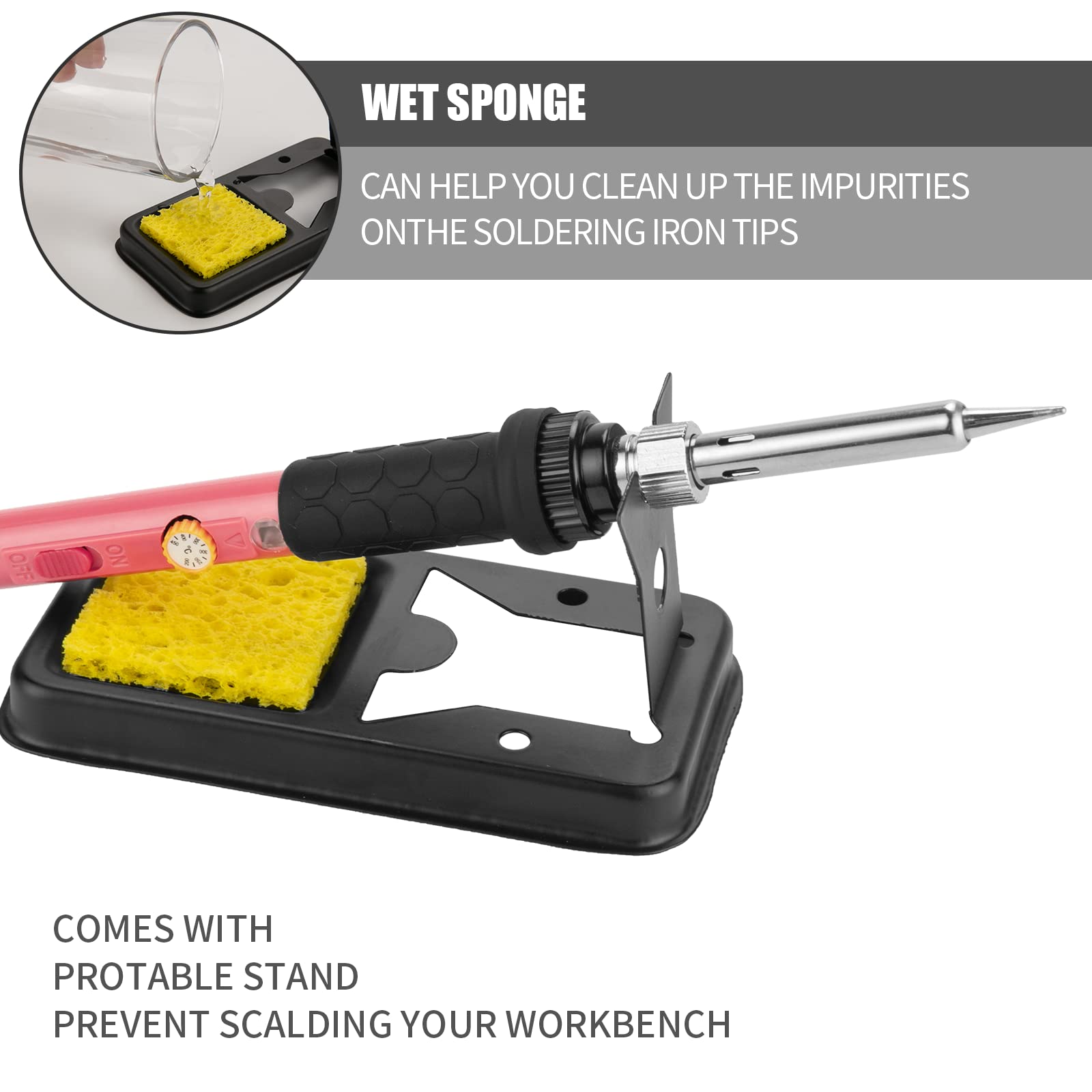 Q-MING included solder wire and flux paste supports immediate use in projects