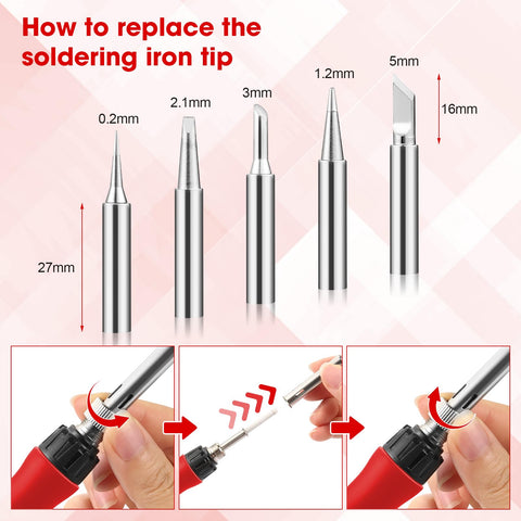 Q-MING Soldering Iron Kit featuring temperature calibration for consistent settings.