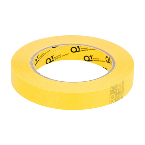 Q1 masking tape applied to car body for precise masking area