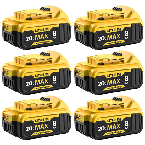 qamqfsou 8000mAh battery for DCB200 enhances runtime and reliability