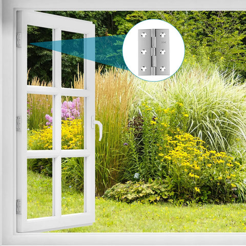 QANQIUPLE 3-inch hinge offers smooth operation for doors and lids.