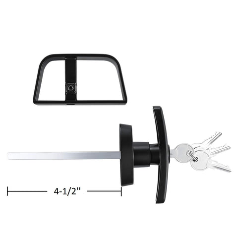 QANVEE lock kit features black powder coated finish for durability