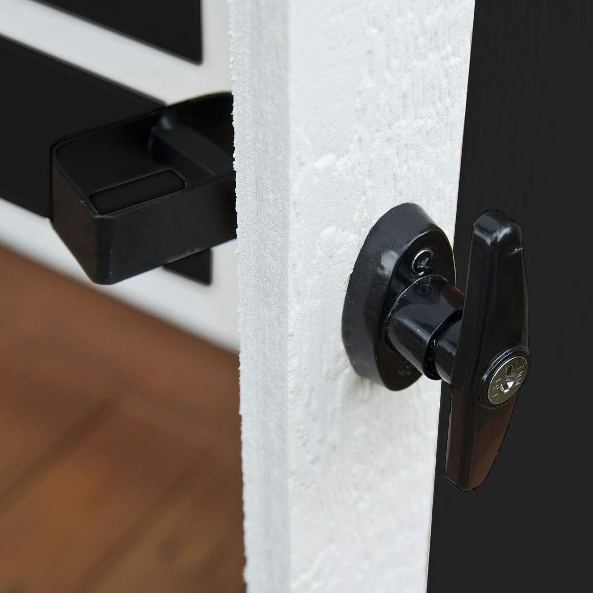 QANVEE front T-handle and back D-handle set for secure operation