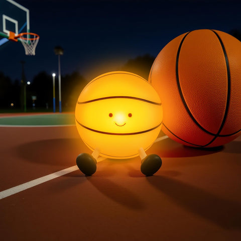 QANYI basketball night light brightness control for playtime or study