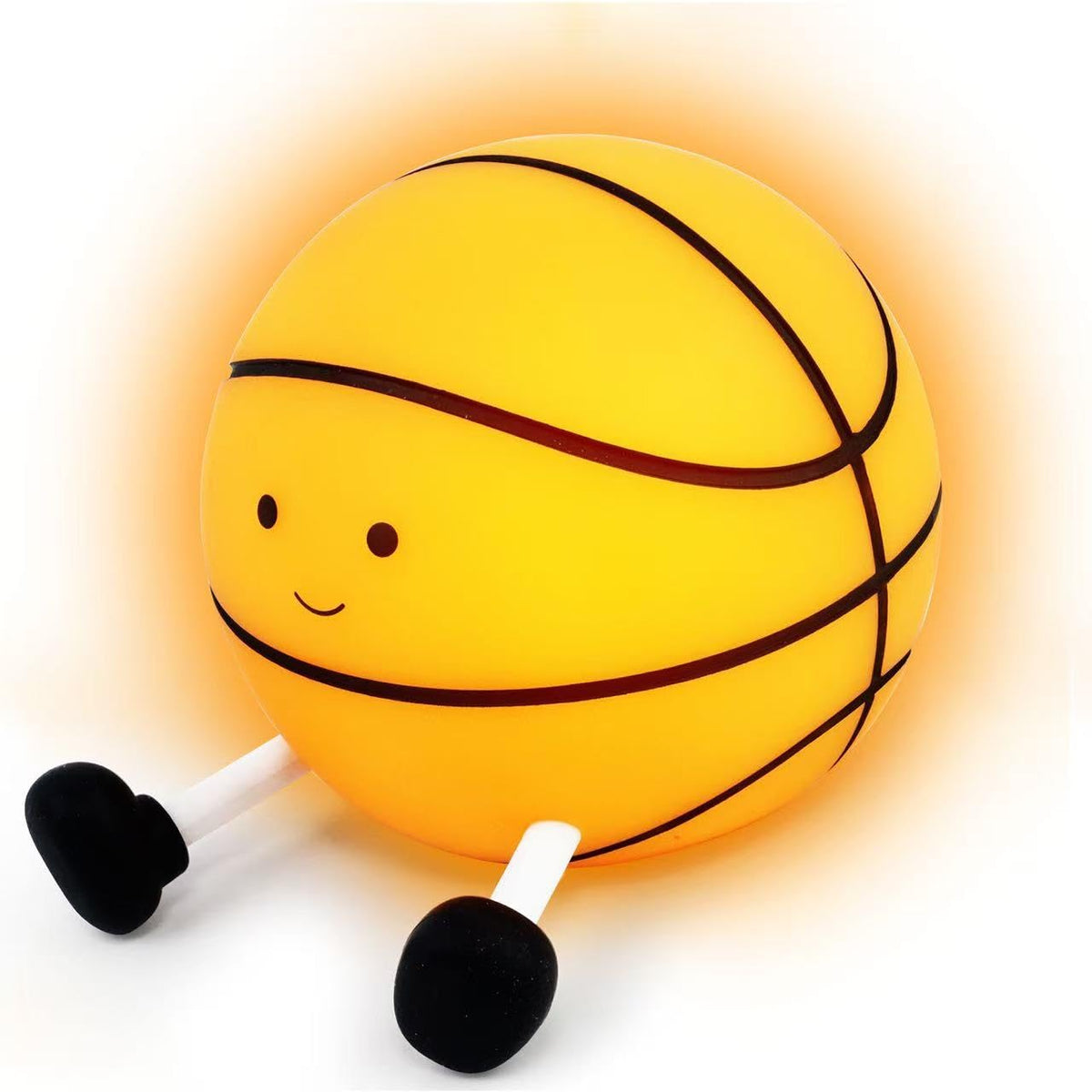 QANYI basketball night light front-on view creates a cozy, motivational mood for bedtime