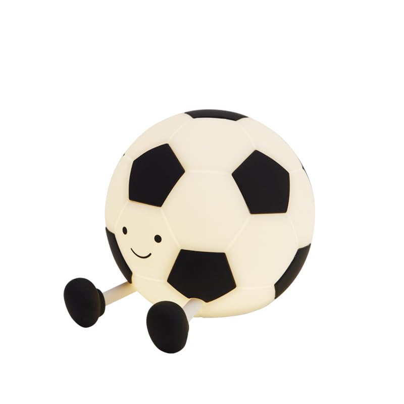 QANYI Soccer Night Light with football design for cozy game room ambiance.