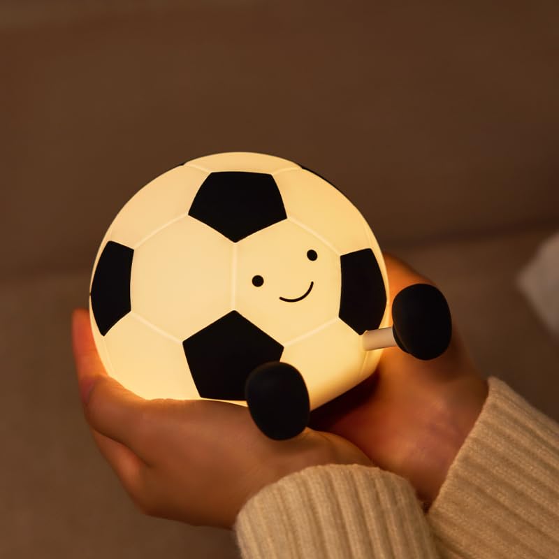 QANYI Soccer Night Light gift-ready packaging for sports fans.