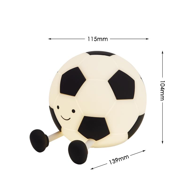 QANYI Soccer Night Light rechargeable battery for hours of play.