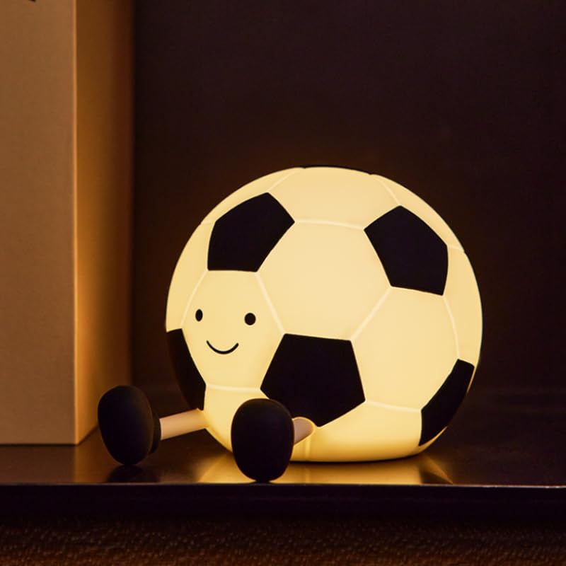 QANYI Soccer Night Light tap control for quick on/off.