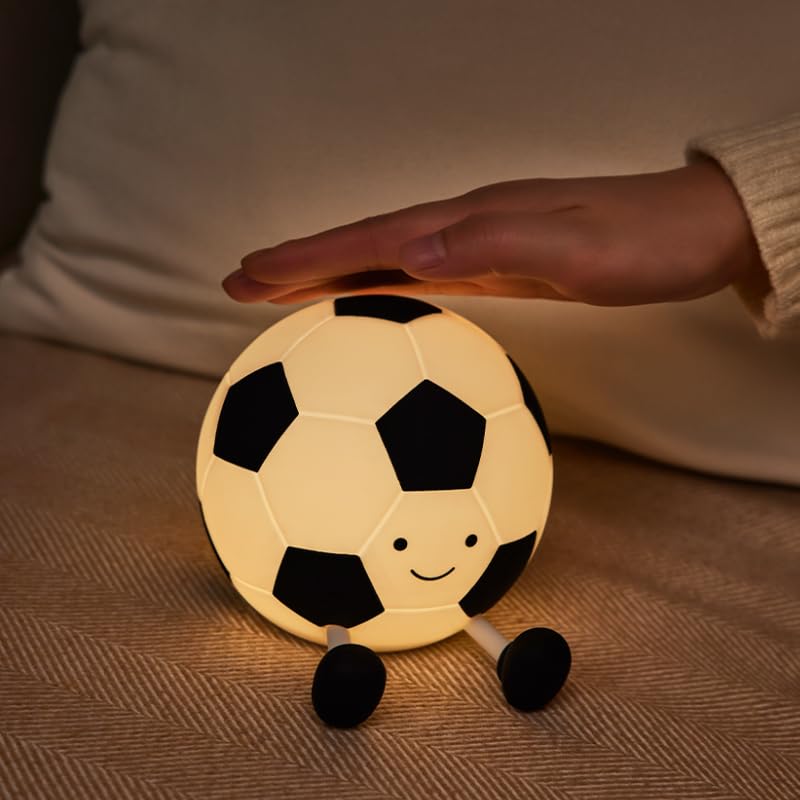 QANYI Soccer Night Light timer mode saves energy and bedtime routines.