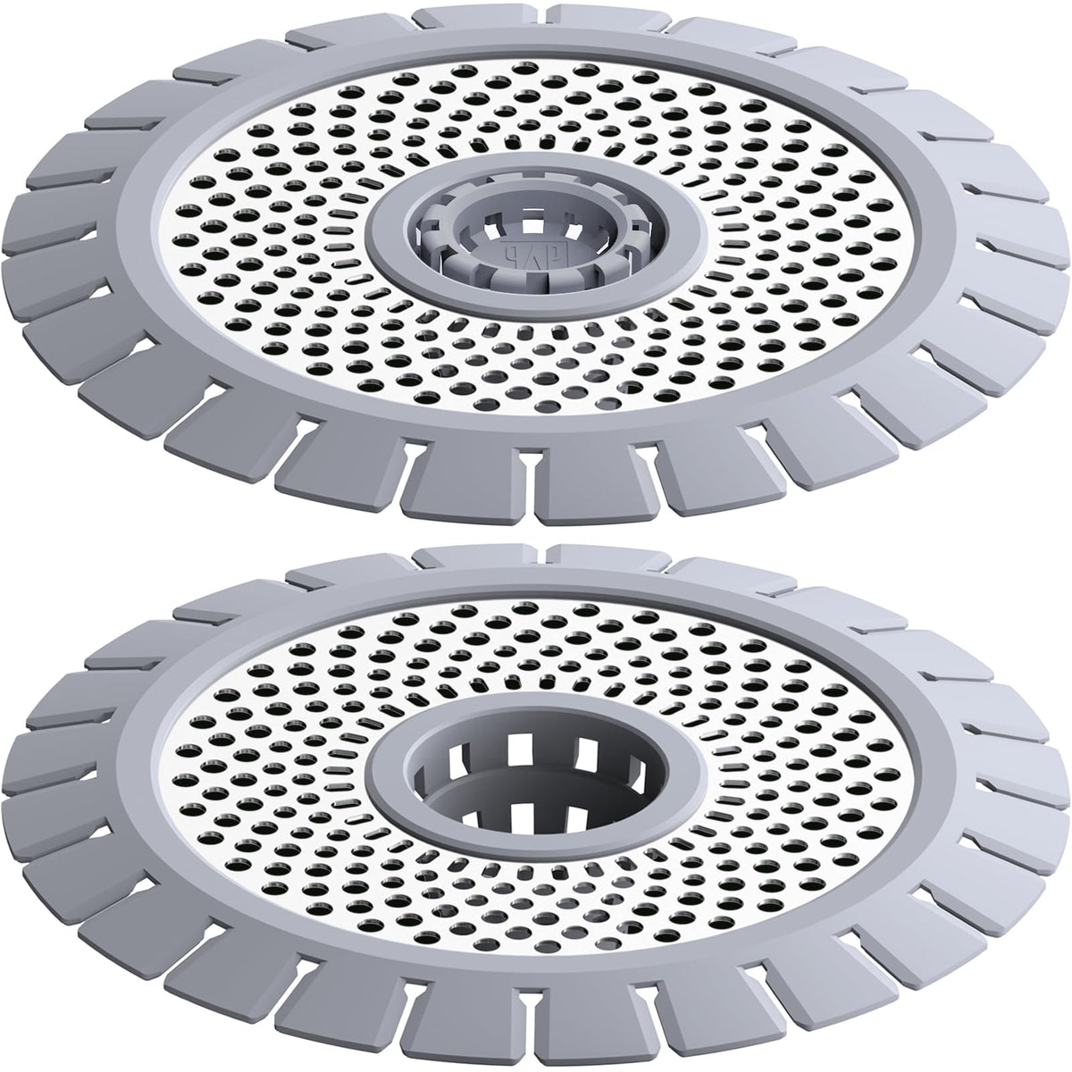 qAp Quality Art Practical shower drain hair catcher traps hair and debris