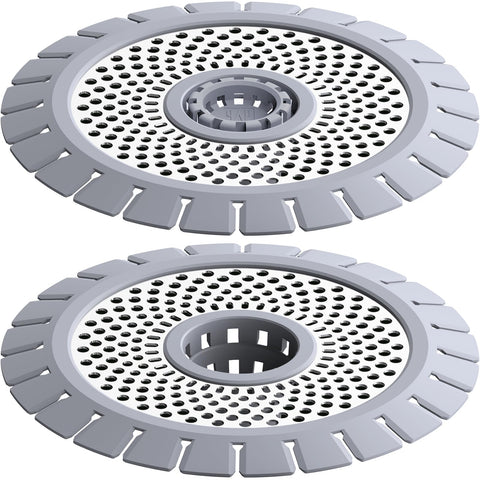 qAp Quality Art Practical shower drain hair catcher traps hair and debris