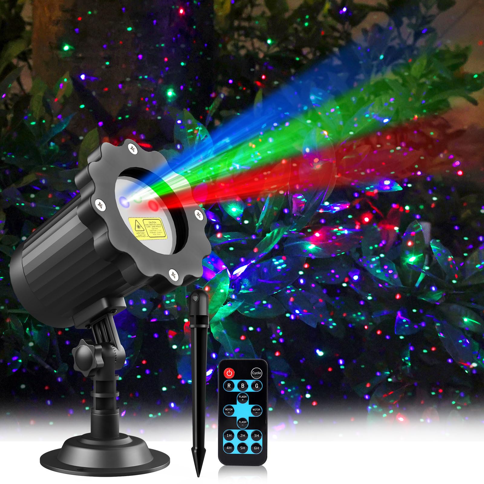 Qardoz Valentines Day laser projector creates outdoor firefly effects for magical evenings