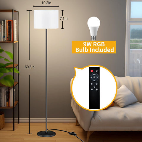 Qaubauyt lamp offers RGB colors to suit scenes and moods.