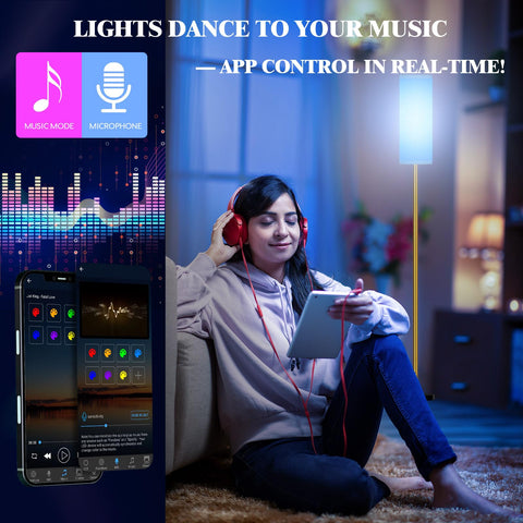 Qaubauyt timer feature helps schedule lights effortlessly.