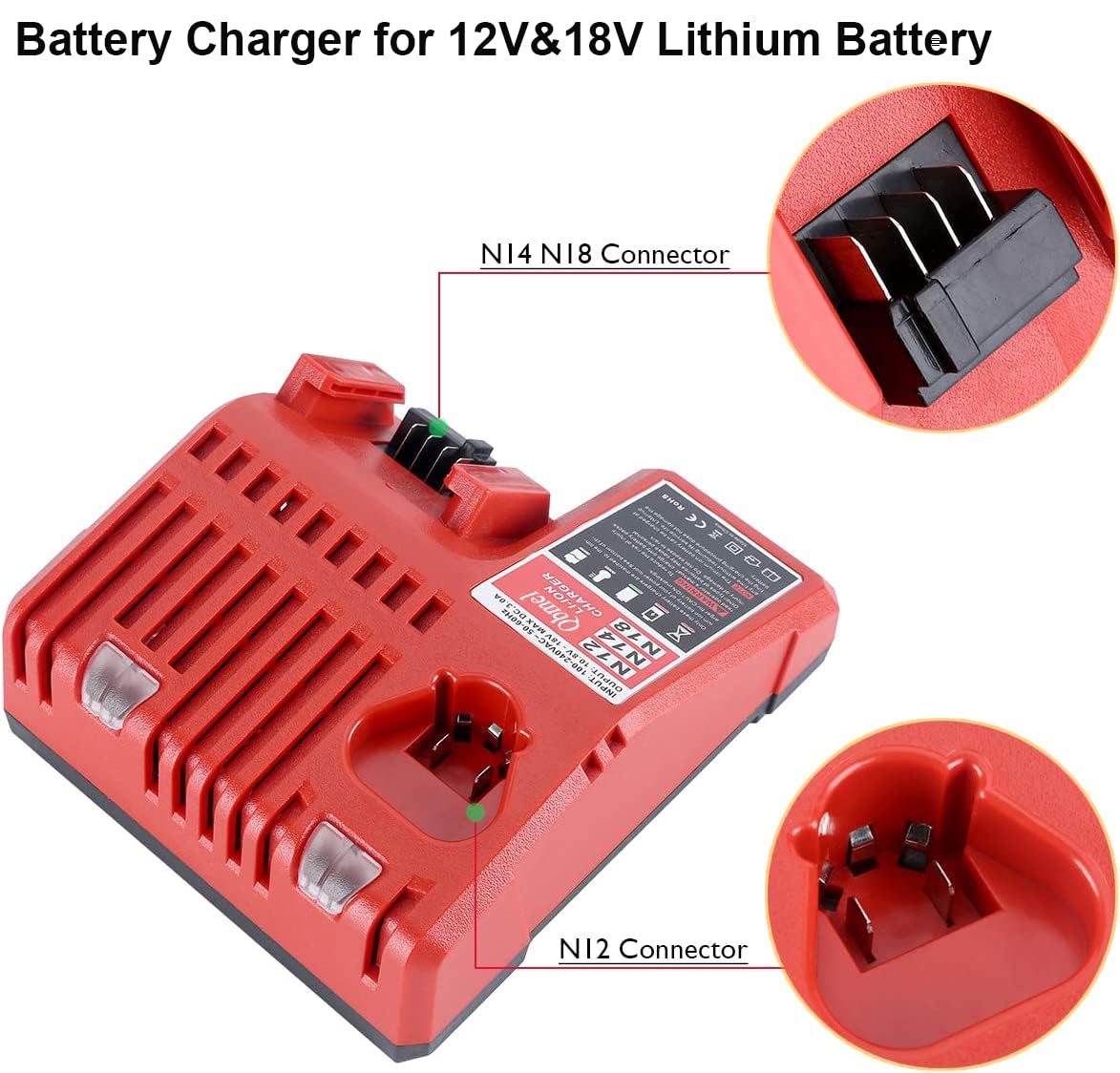 Qbmel compatibility coverage for 48-59-1812 series ensuring broad battery support.