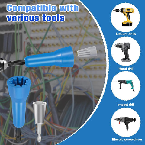 Qbonway 25-wire-nuts-pack provides quick replacements for ongoing projects.