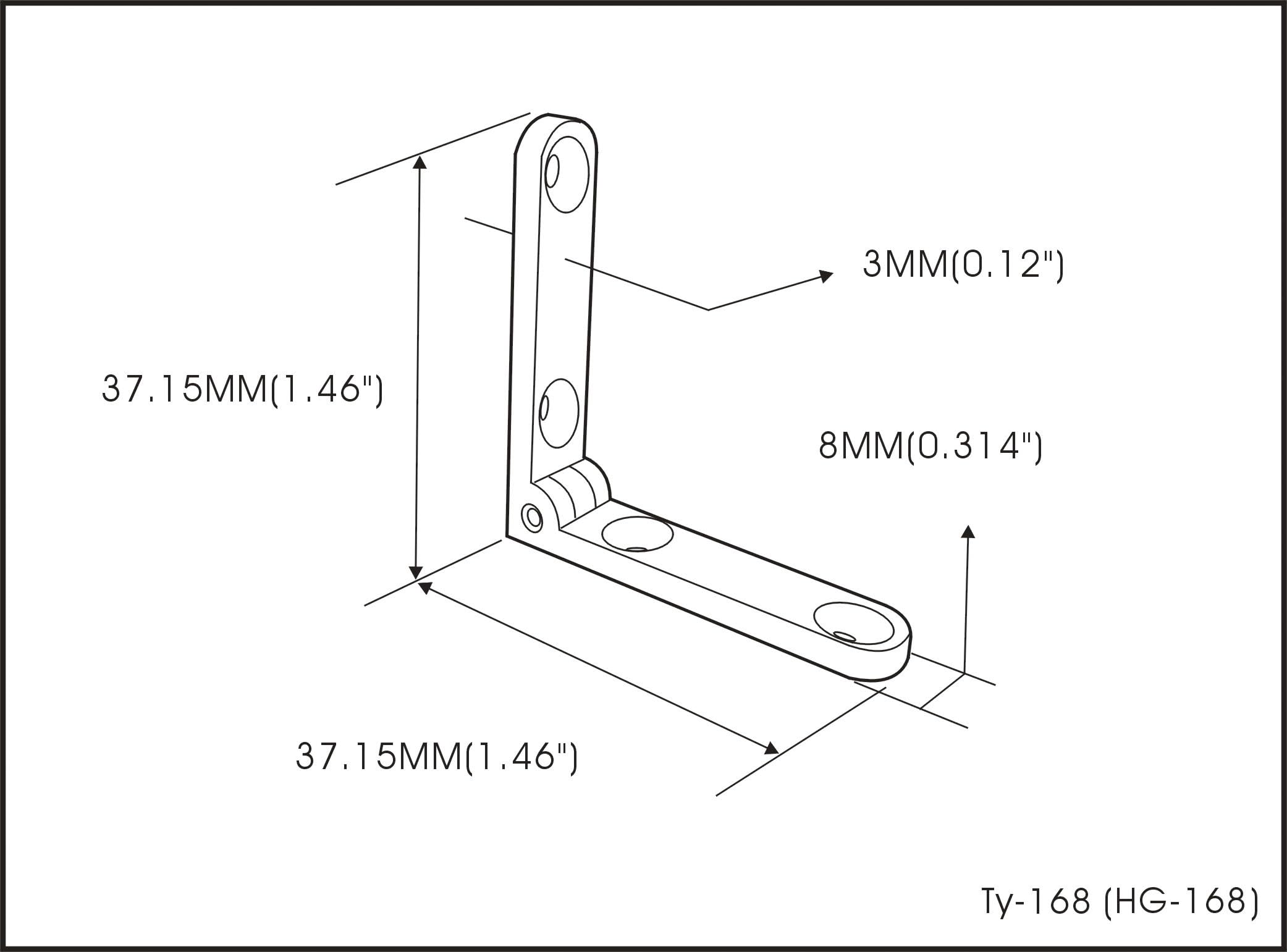 QCAA side-mounted hinge allows smooth 92–95 degree lid swing for boxes.