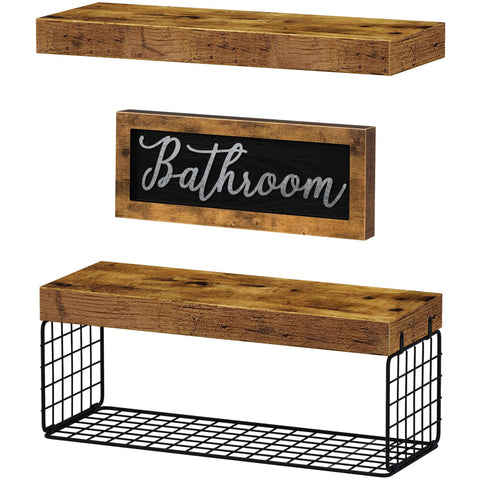 QEEIG invisible brackets support sturdy weight with a clean farmhouse look.