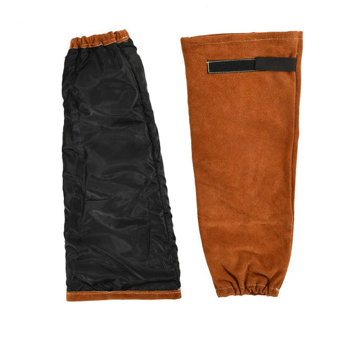 QeeLink welding sleeve highlights Kevlar stitching for durability.
