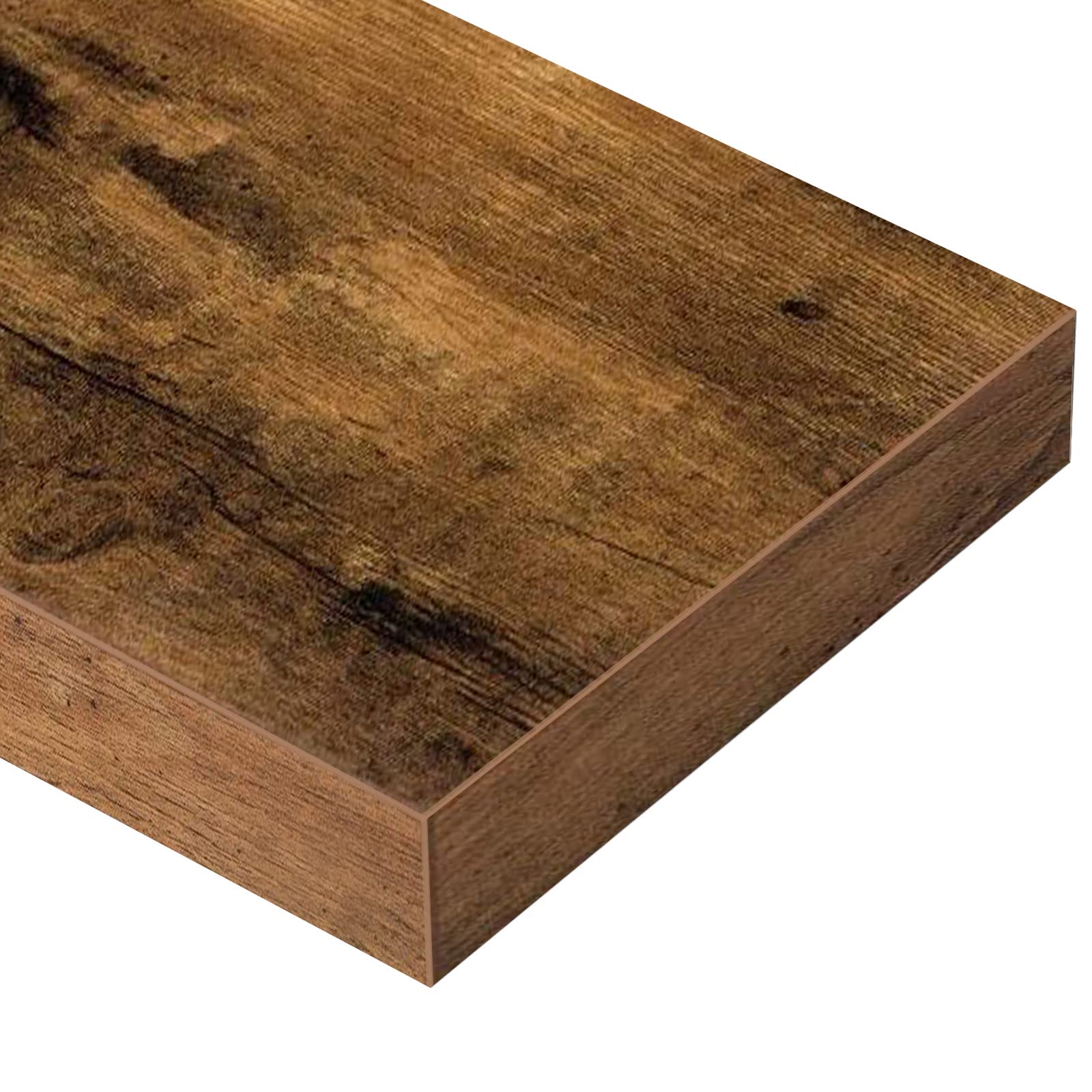 QEEIG two-shelf 47.2-inch unit offers balanced storage on walls.