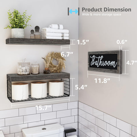 QEEIG basket for toilet paper storage keeps essentials neatly organized