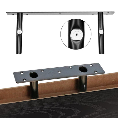 QEEIG invisible brackets offer farmhouse charm with hidden hardware.