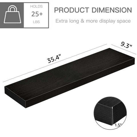 QEEIG enhanced steel brackets provide sturdy support for shelves