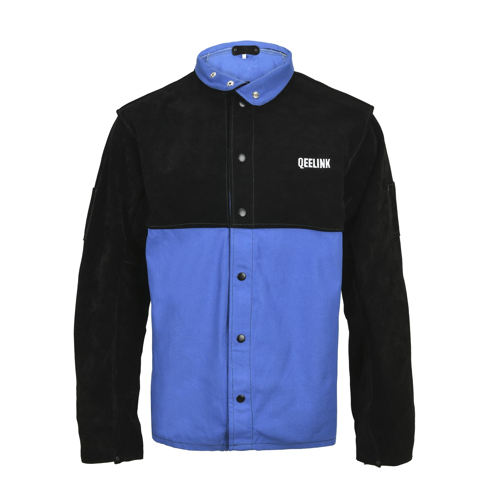 QeeLink jacket in a workshop scene demonstrates versatile, multi-use design.