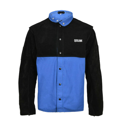 QeeLink jacket in a workshop scene demonstrates versatile, multi-use design.