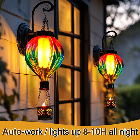QeemTaco durable glass and metal lantern withstands weather