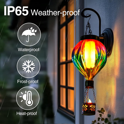 QeemTaco solar charged lantern lights after sunset