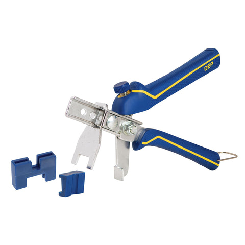 QEP Pro Installation Pliers in use on a tile installation job
