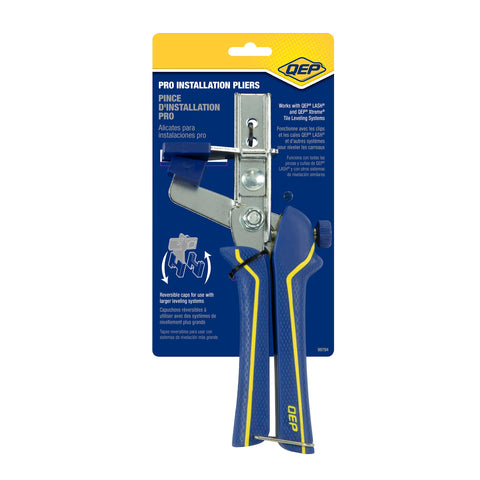 QEP Pro Installation Pliers ready for storage after a tile project