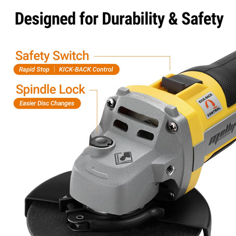QESOO safety features including drop control and anti-restart.