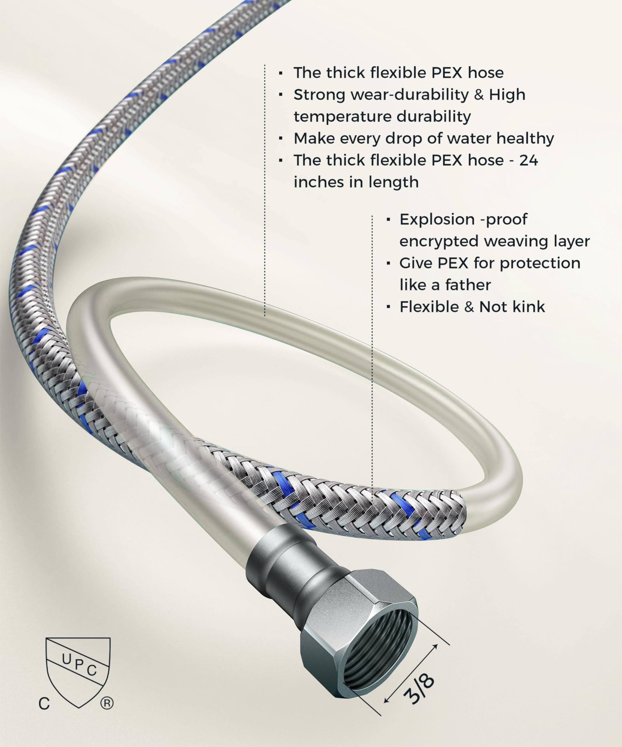 Three-connector installation kit speeds remodeling and setup.
