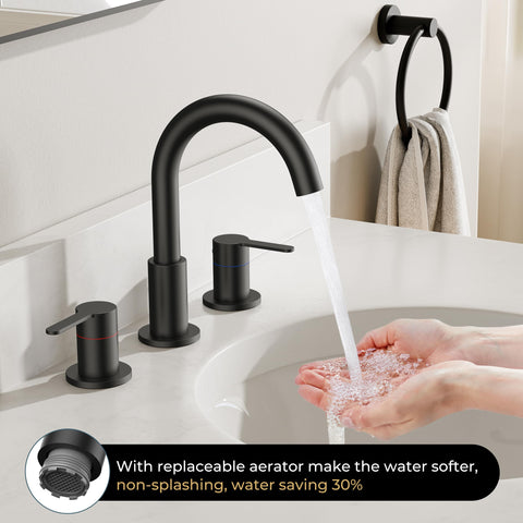 QFN versatile faucet suitable for RVs, rentals, and guest bathrooms.