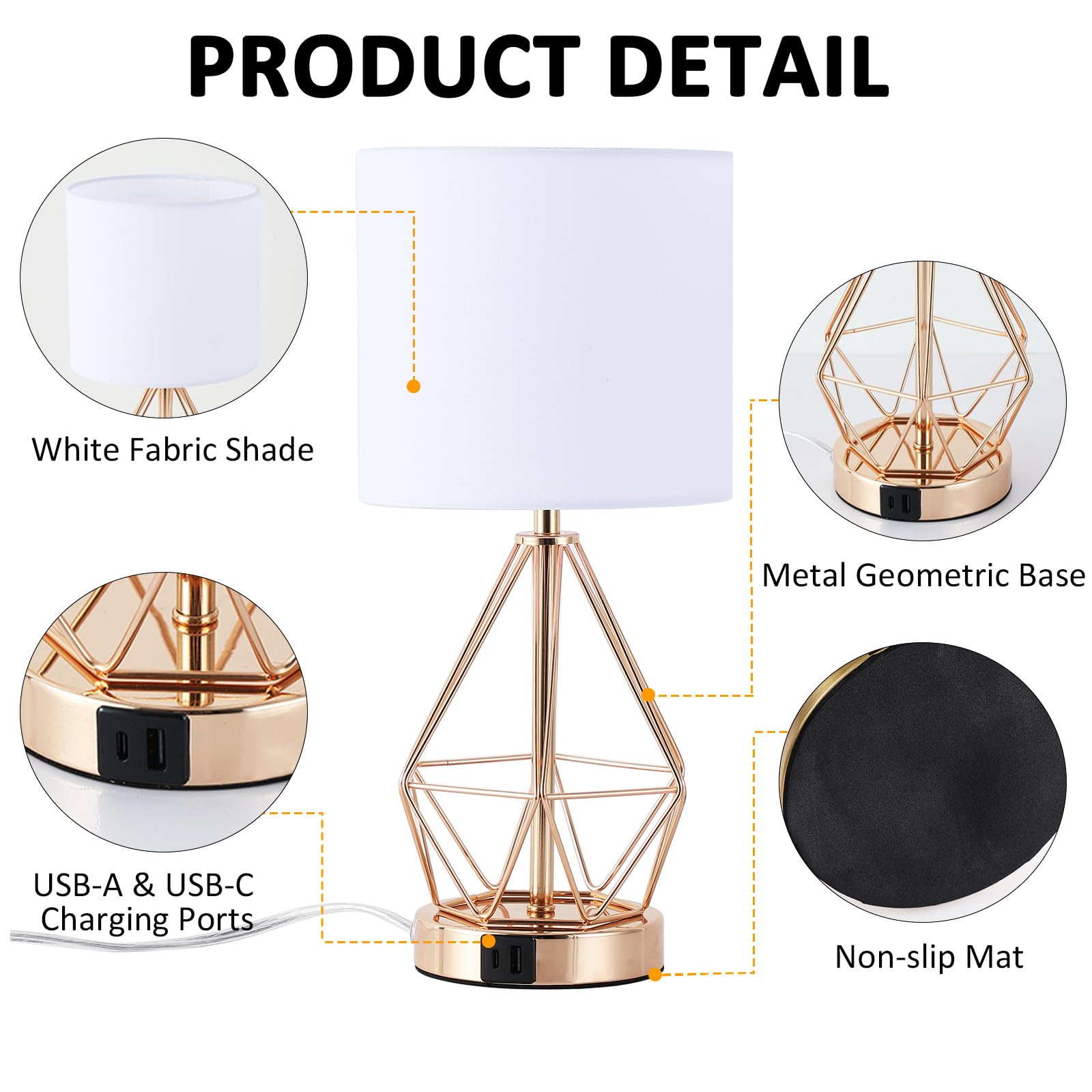 QHANTOMIZE table lamp dimensions suit tight spaces