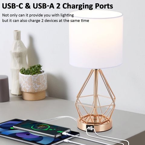 QHANTOMIZE gold metal base adds modern style and stability