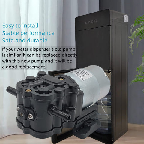 Qiangsens DP005A2 pump side connection illustrates easy fittings