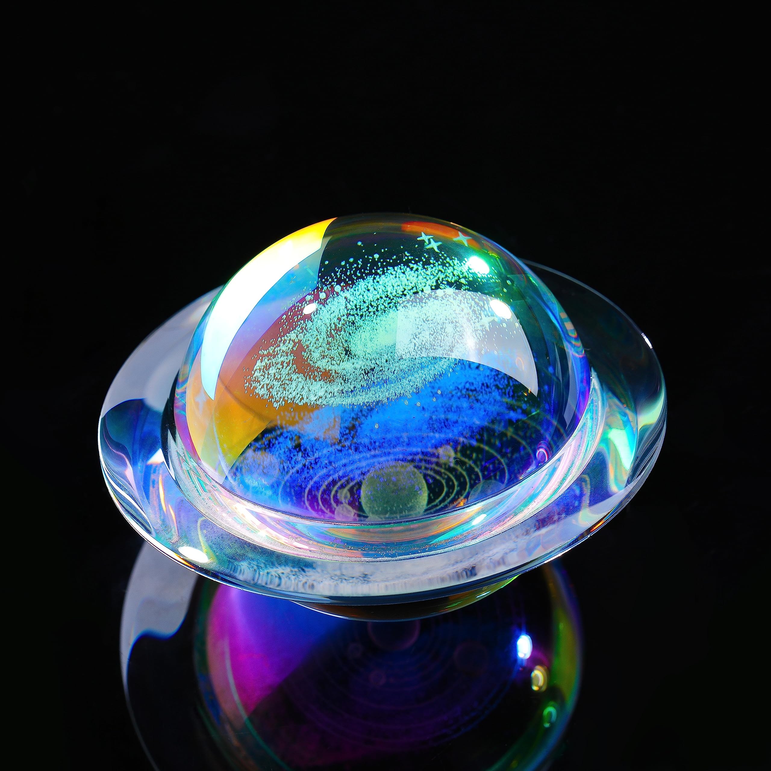 Qianwei crystal ball gift box with ready-to-gift packaging for gifting.