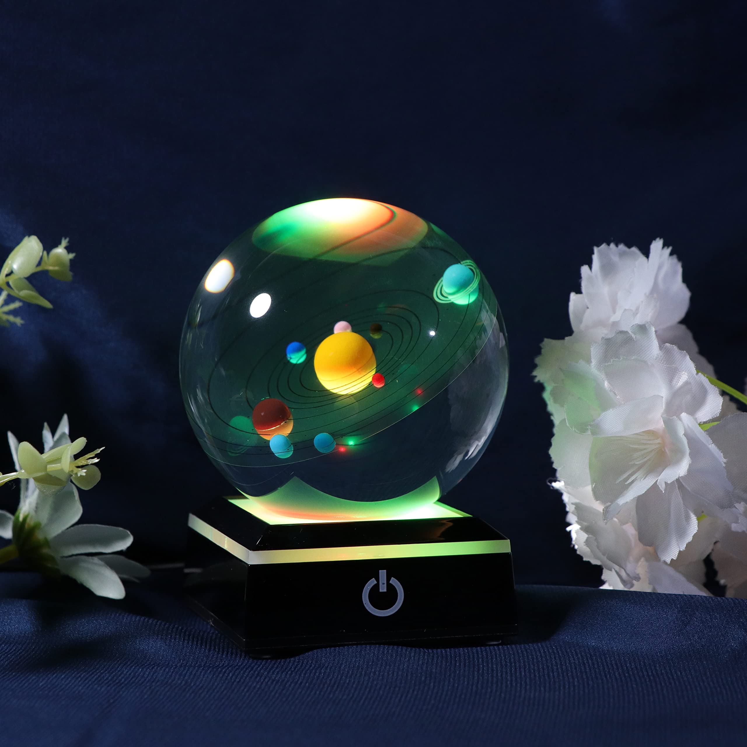 Qianwei night light planet lamp adds ambient space-inspired lighting to any room.