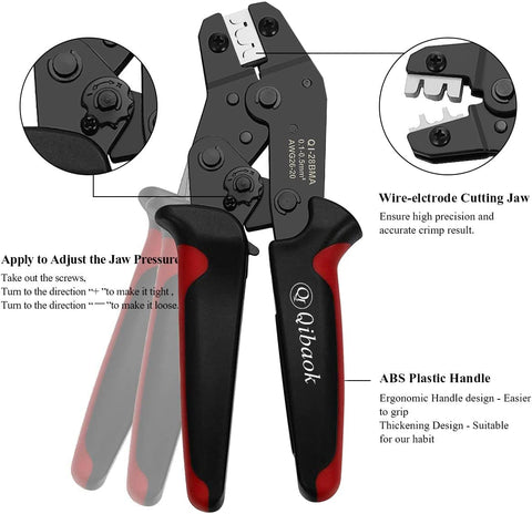 Qibaok Dupont 2.54mm connectors kit enables quick wire-to-board connections.