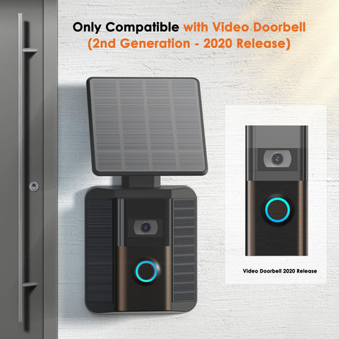 QIBOX micro-usb charging port keeps Doorbell powered without frequent swaps