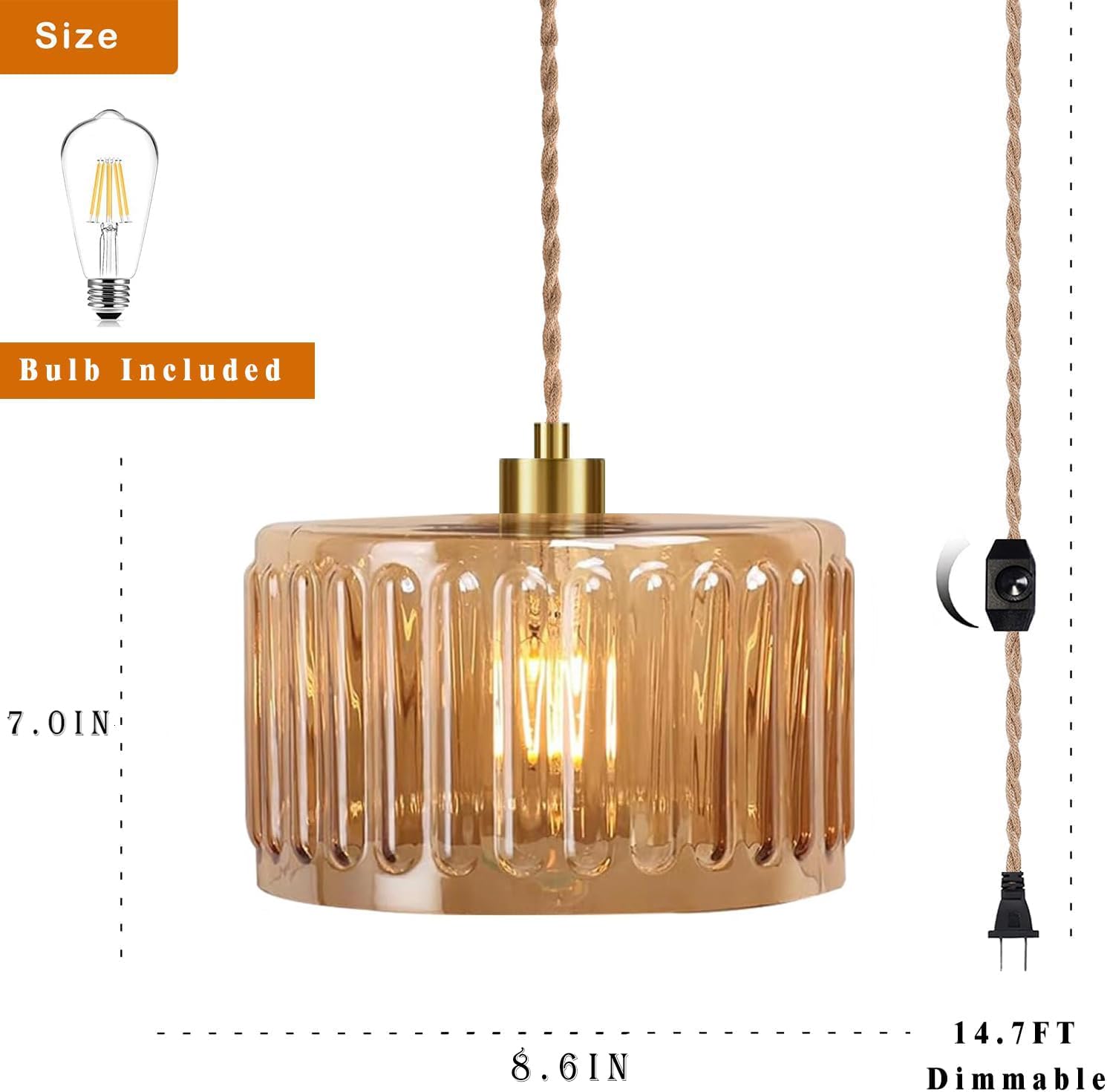QIYIZM boho style pendant for romantic bedroom lighting.