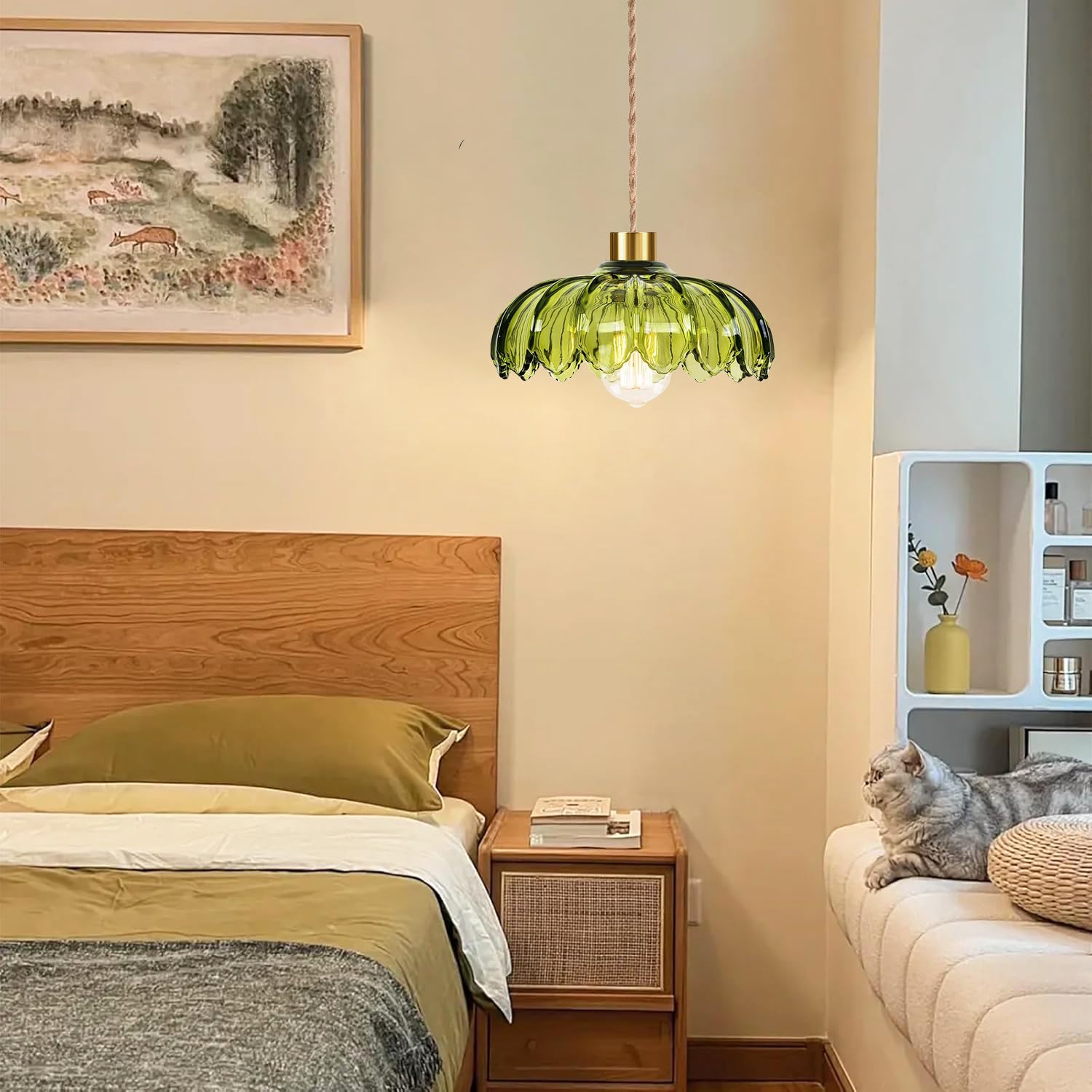 QIYIZM versatile fixture suits living rooms, kitchens, bedrooms, and entryways.