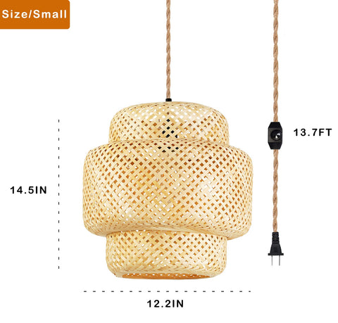 QIYIZM plug-in ceiling light fixture in a living room setup