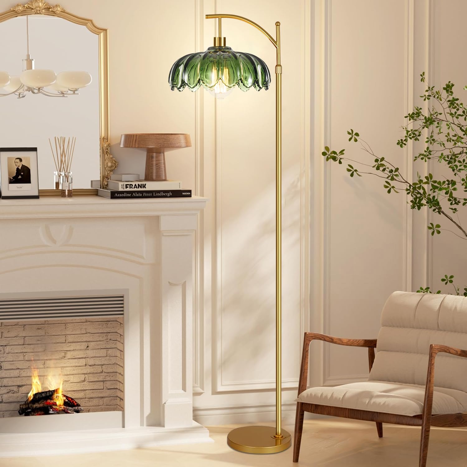 QIYIZM height adjustable retractable pole lamp to fit your space