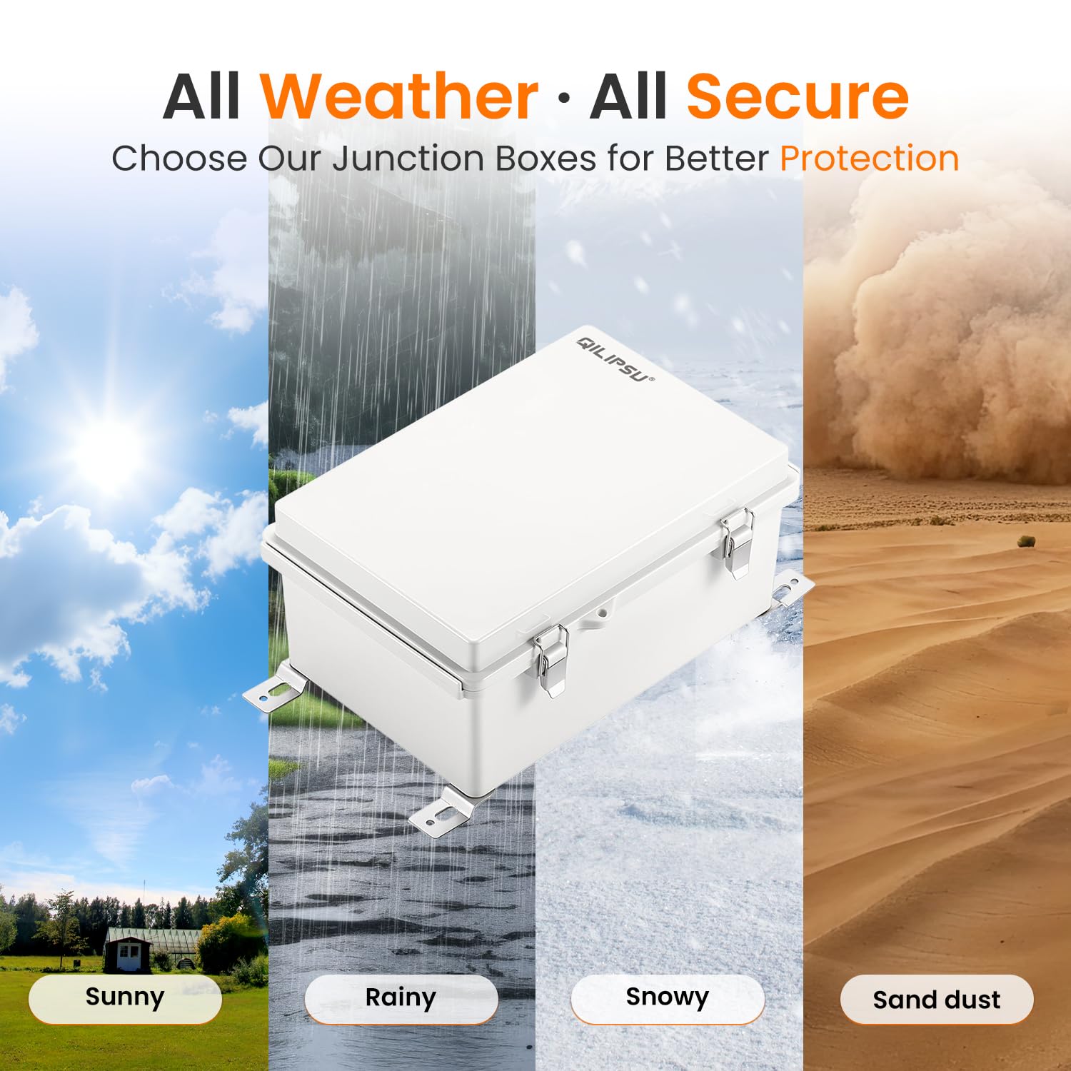 QILIPSU durable ABS plastic enclosure with IP67 rating